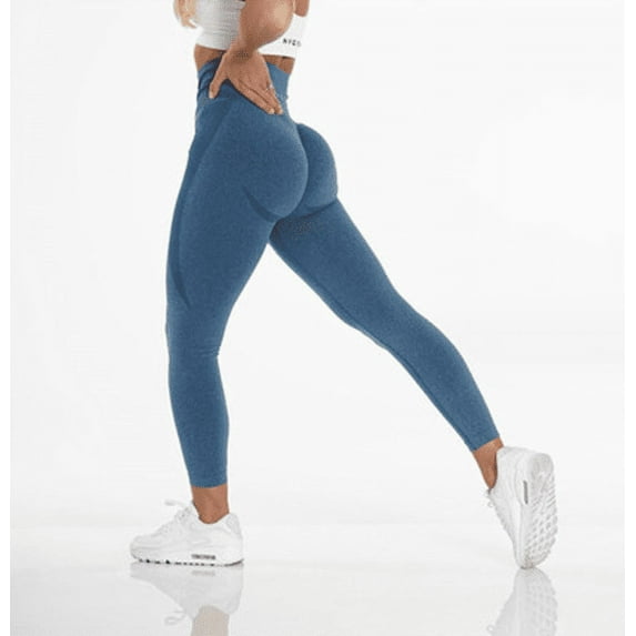 Women's Seamless Leggings High Waist Gym Running Vital Yoga Pants Butt Lift Workout Tights Tummy Control