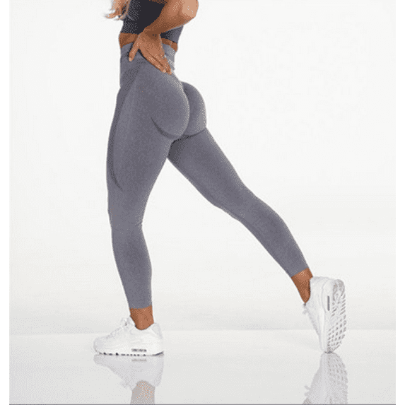 Women's Seamless Leggings High Waist Gym Running Vital Yoga Pants Butt Lift Workout Tights Tummy Control