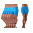 thumbnail image 1 of Women's Seamless Mini Shorts Body Contouring Active Wear - Value Saver Multi Pack, 1 of 1