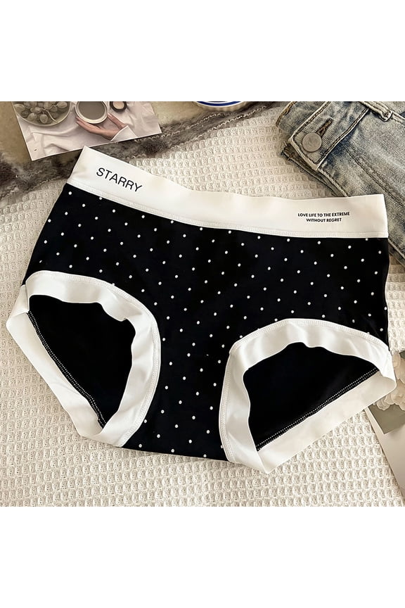 Women's Seamless Polka Comfortable Body Breathable Underwear Lace Briefs Senior Front Silky Invisible Low Rise Hipster Cheeky No Show Thong Seamless