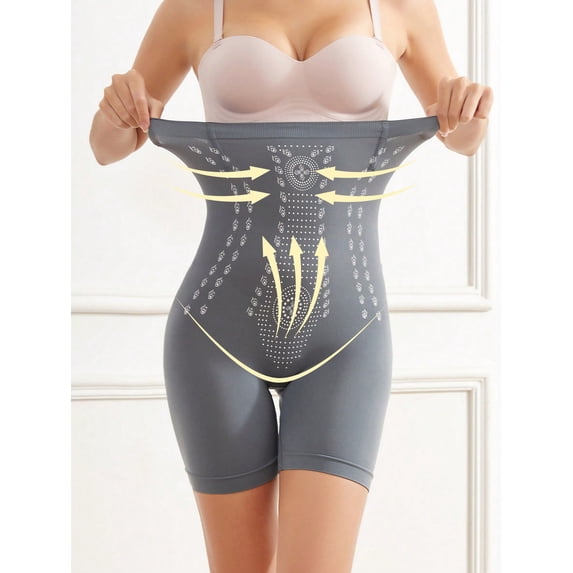 Women's Seamless Postpartum Super High Waist Control Underwear Butt Lifter Square Leg Shorts Shapewear Body Shaper