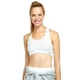 thumbnail image 1 of Women's Seamless Racerback Sports Bra, White L, 1 Pack, 1 of 3