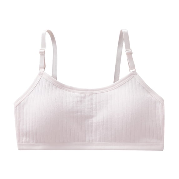 Women’s Seamless Ribbed Bralette Adjustable Straps Soft Lightweight Camisole Wireless Crop Top Underwear for Everyday Wear