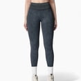 thumbnail image 1 of Women's Seamless Ribbed High Waist Full Length Leggings with Compression Fit - Large, Black, 1 of 7