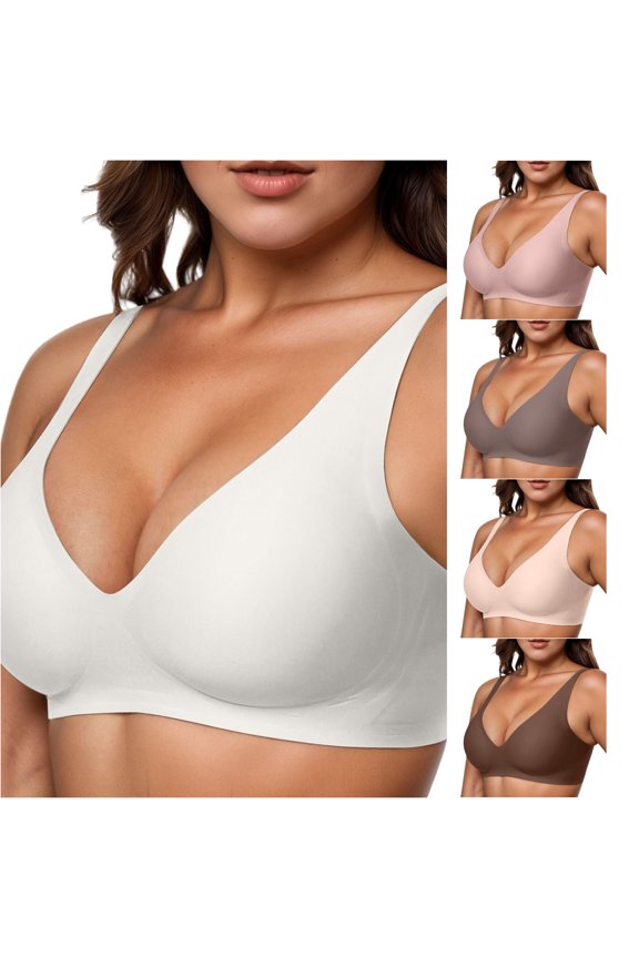 Women's Seamless Rip Comfortable Full Cup Bra In on Bras Sports