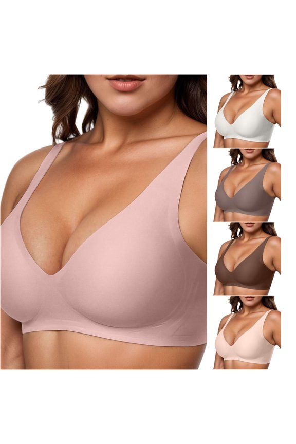 Women's Seamless Rip Comfortable Full Cup Bra In on Bras Sports