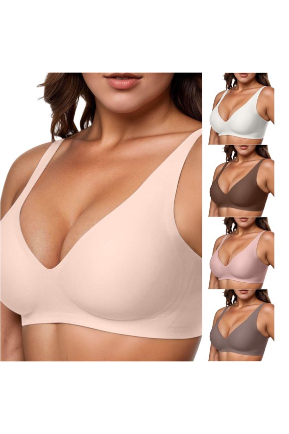 Women's Seamless Rip Comfortable Full Cup Bra In on Bras Sports