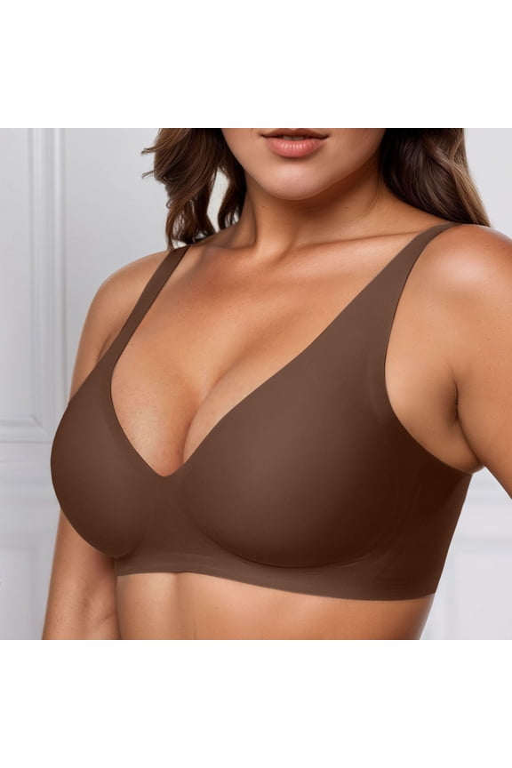 Women's Seamless Rip Comfortable Full Cup Bra In On Womens Bras Push up Sports Bras Padded Comfort Bras for Women Packs of Bras Milk Cups for Bra Women S Sports Bras Sports Bra Low Support Women