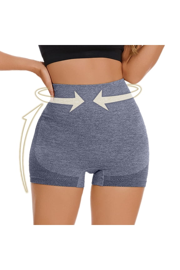 Women's Seamless Scrunch Butt Lift Biker Shorts – High Waist Tummy Control Workout Yoga Gym Shorts with Ruched Booty Contour, Smoothing Compression Leggings for Fitness & Daily Wear