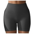 thumbnail image 1 of Women's Seamless Scrunch Workout Shorts - 4.5'' Inseam, Glute Contouring, Low Ribbed Band, Nylon Spandex, Fit for Gym/Yoga, 1 of 4