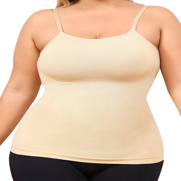 Women's Seamless Shapewear Bodysuit – Tummy Control & Butt Lifting Camisole Vest, Invisible Slimming Underwear for Smoothing