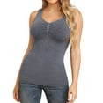 thumbnail image 1 of Women's Seamless Shapewear Tank Top Compression Undershirt With Built-In Bra For Intimate Underwear, 1 of 6