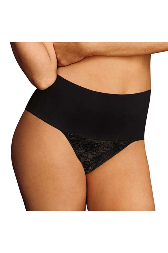 Women's Seamless Shaping Briefs for Body Contouring and Lifting Comfortable Lace Mid Waist Underwear