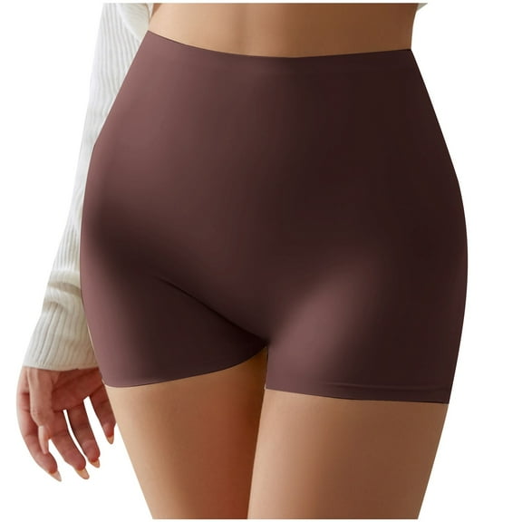 Women's Seamless Smooth Slip Shorts for Under Dresses Thigh Slimmer Shapewear Shorts Anti Chafing Boyshorts