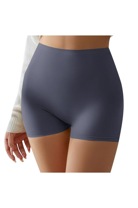 Women's Seamless Smooth Slip Shorts for Under Dresses Thigh Slimmer Shapewear Shorts Anti Chafing Boyshorts