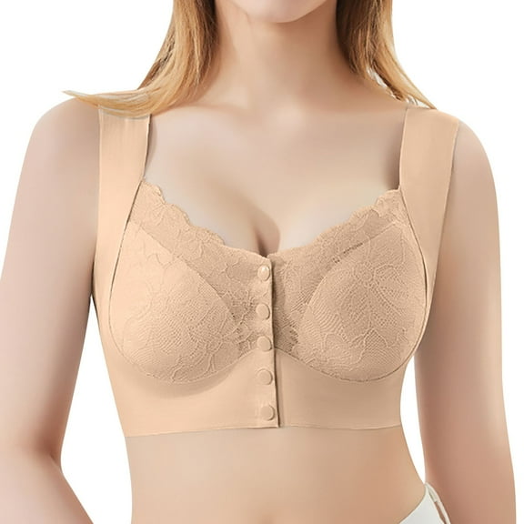 Women's Seamless Soft Support Bra Thin Breathable Comfortable Lightweight Wirefree Large Chest Small Cup
