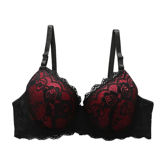 Womens Seamless Sports Bra Lightly Lined Bra Feature V-Neck Bralette Bra Hook and Eye Closure Bras No Underwire Style W-764 s