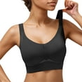 thumbnail image 1 of Women's Seamless Sports Bra with Support for Everyday Comfort and Lift Air Padded Compression Sleep Stretch Full, 1 of 4