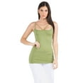 thumbnail image 1 of Women's Seamless Strappy Detail Cami Top - Olive, 1 of 5