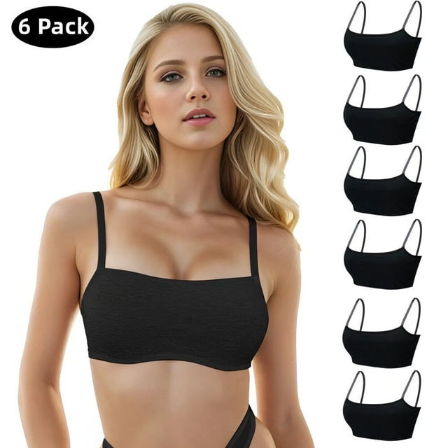 Women's Seamless Stretch Wireless Lightly Lined Comfort Bra No Show Bra