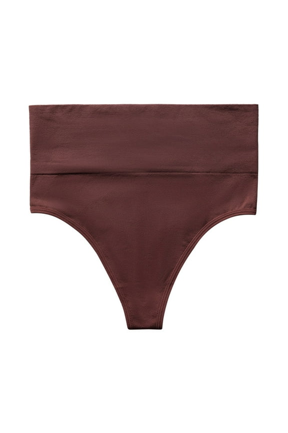 Women's Seamless T-Pants - Nylon Spandex, Mid Waist, Cotton Crotch - Sexy Sports Yoga Thong Underwear