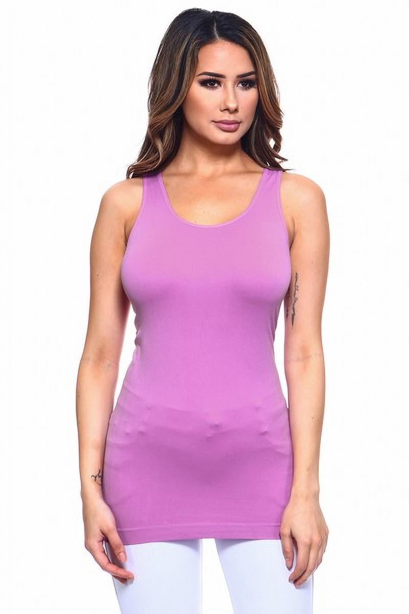 Women's Seamless Tank Top, female, one size, color Orchard