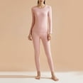 thumbnail image 1 of Women's Seamless Thermal Underwear Silk Set – Comfortable High Elasticity Base Layer in M-XXXL, Winter Warm Underclothes for Cold Weather, 1 of 3