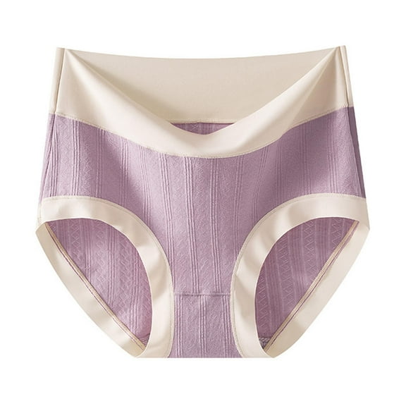 Women's Seamless Underwear, Breathable High Cut Briefs, Full Coverage Soft Stretch