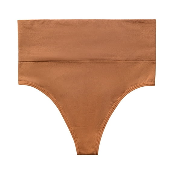 Women's Seamless Underwear Mid Waist Thong Comfortable Stretch Yoga Panties Soft Breathable No Show