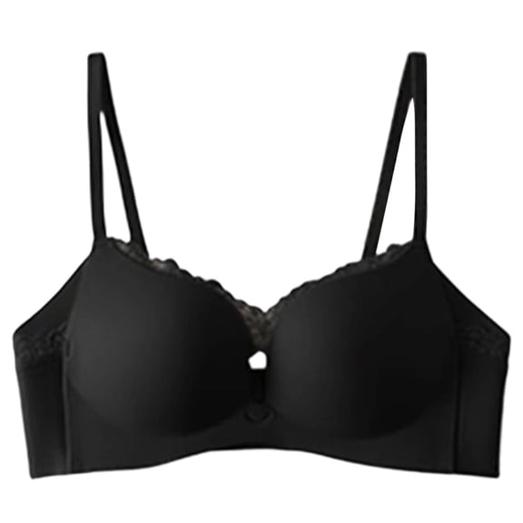 Women's Seamless Underwire Bra Fashion Solid Color Deep V For Small Chest Lift Seamless Innocent Lightweight,Breathable bras