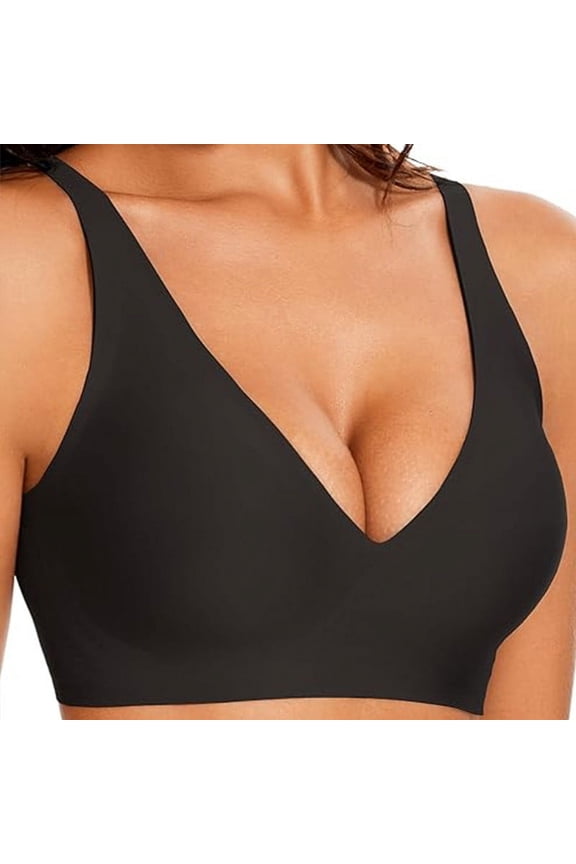 Women's Seamless Underwire Comfortable Full Cup Bra Hot Off The Shelf Bra Women's Bras Push up Thin Bras for Women Athletic Sports Bras 2 Cup Push up Bra Sports Bras for Women One Shoulder High