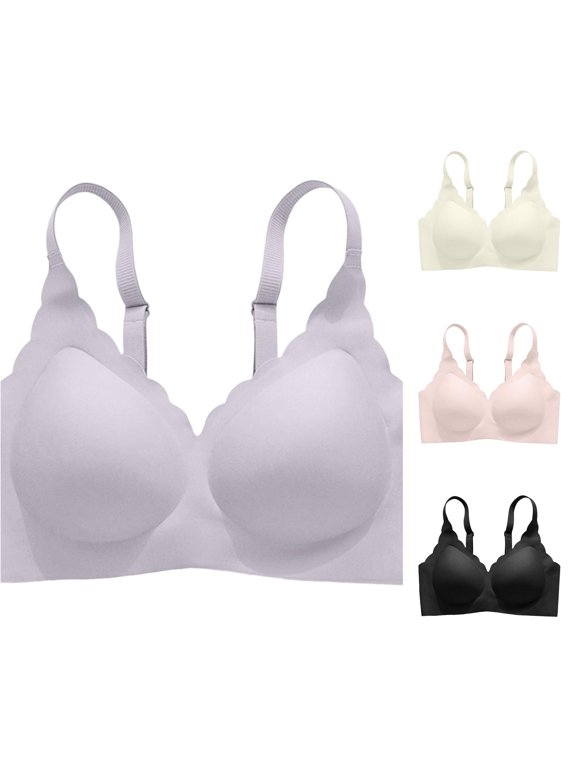 Women's Big & Tall Seamless Underwire Nursing Maternity Bra, Purple