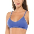 thumbnail image 1 of Women's Seamless V-Neck Padded Bralette with Adjustable Straps (One Size Fits All), 1 of 3