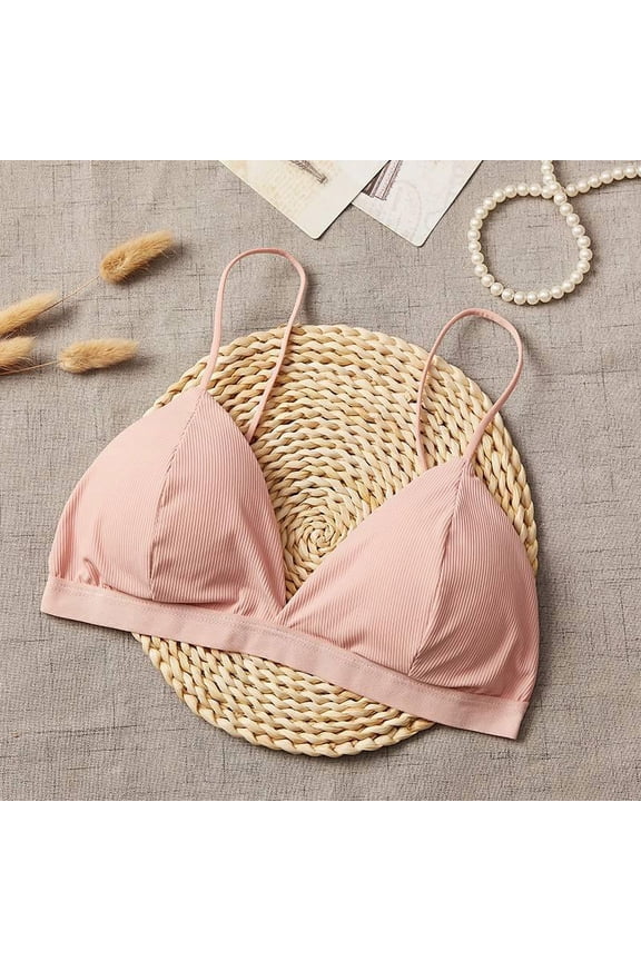 Women's Seamless Wire Free Bra Triangle Bralette