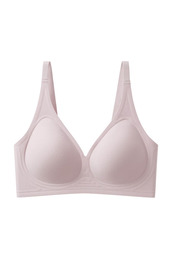 Women's Seamless Wireless Bra No Underwire Smooth Soft Padded Bralette Full Coverage Comfortable Everyday Bra
