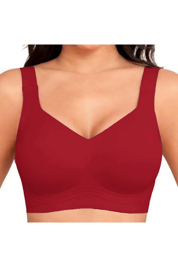 Women’s Seamless Wireless Bra Soft Comfort No Underwire Full Coverage Everyday Bra Stretchy Lightweight Support for Daily Wear
