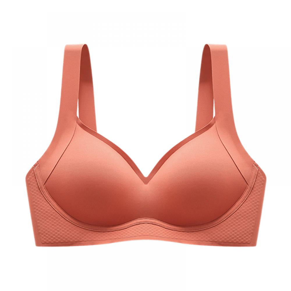 Oversized Bras for Women - Thin Lace Gathering Solid Color Soft Breathable  Simple Adjustable Bralette Large G Cup Full Coverage Bra(1-Packs) 