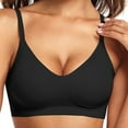 thumbnail image 1 of Women's Seamless Wireless Push Up Bra - Jelly Strip Support, Nylon/Spandex, M-XXL Sizes, Sport/Everday, 1 of 3