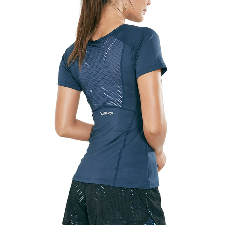 NELEUS Women's Compression Workout Athletic Shirt Yoga Tight Tops