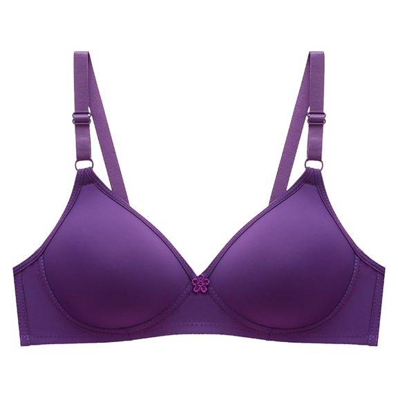 Women's Seamless Yoga Bra Front Adjustable Side Buckle Lace Edge Comfortable Supportive Sleep Large Cup Sports