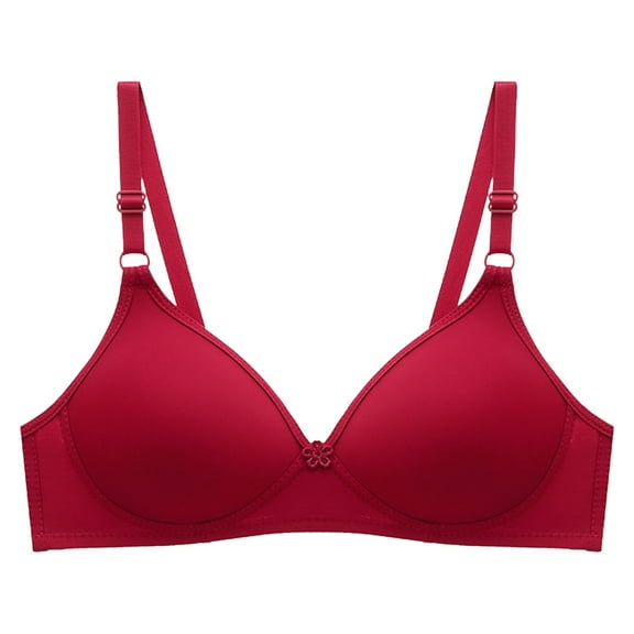 Women's Seamless Yoga Bra Front Adjustable Side Buckle Lace Edge Comfortable Supportive Sleep Large Cup Sports