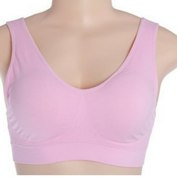 Women's Seamless Yoga Sports Bra With High Impact Removable Pads Girl Breathable Push Up Yoga Running Top