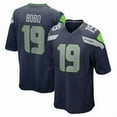 thumbnail image 1 of Women's Seattle Bobo 19 Navy Stitched T-Shirts Sports Player Game Top, Medium, 1 of 1