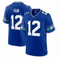thumbnail image 1 of Women's Seattle Fan 12 Royal Stitched T-Shirts Sports Player Game Top, Small, 1 of 1