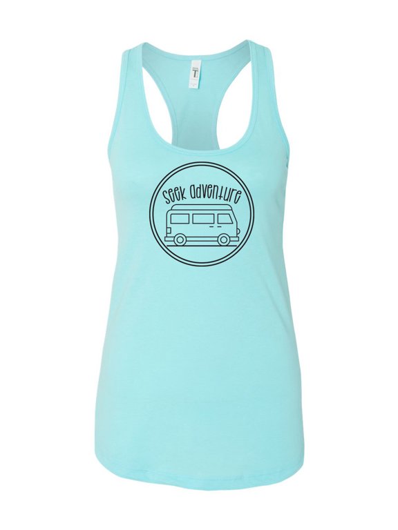 Women's Seek Adventure Ladies Fit Racerback Tank Top-Cancun-large