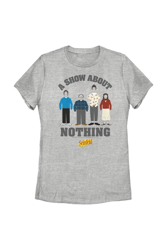 Women's Seinfeld A Show About Nothing  Graphic Tee Athletic Heather Medium