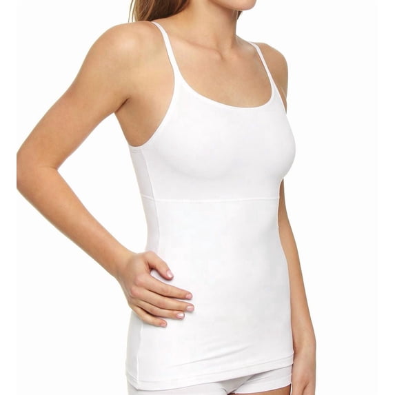 Women's Self Expressions 00489 Suddenly Skinny Tank (White L)