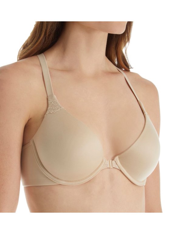 Women's Self Expressions 05650 Comfort Obsession Demi Lace T-Back Bra (Latte Lift 38D)