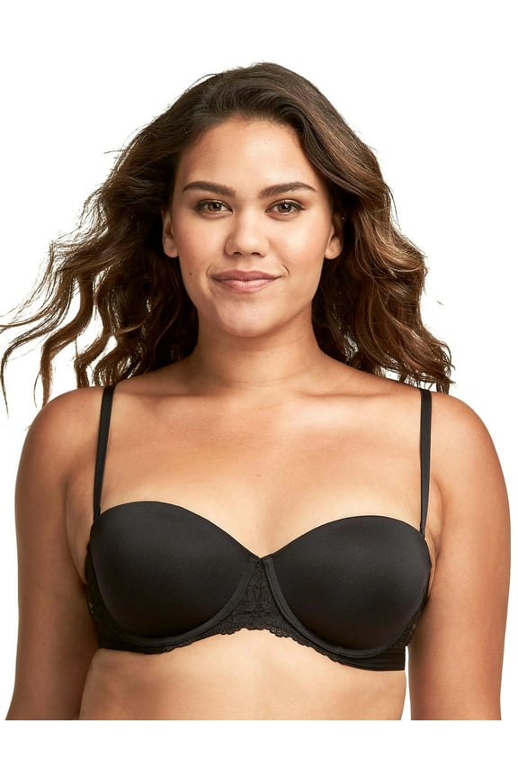 Women's Self Expressions SE1102 Essential Multiway Push Up Bra (Black 36C)