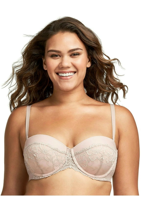 Women's Self Expressions SE1102 Essential Multiway Push Up Bra (EveningBlush/SheerPink 34A)